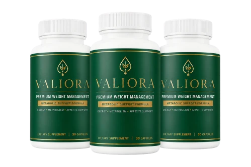 Valiora bottle product photo
